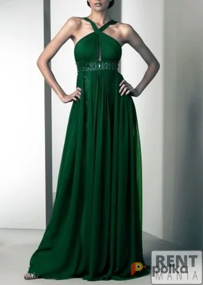 Возьмите Платье Marc Bouwer Emerald Silk Dress напрокат (Фото 1) в Москве