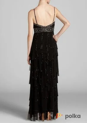 Возьмите Платье Sue Wong  Black Silk Ruffle Gown напрокат (Фото 1) в Москве