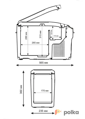 Возьмите Компрессорный автомобильный холодильник/морозильник Indel B TB 18 напрокат (Фото 1) в Москве