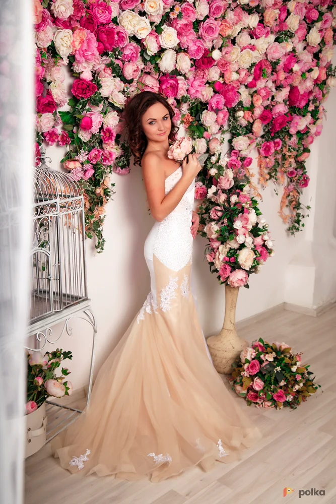 Возьмите Белое платье-рыбка White Lily напрокат (Фото 1) в Москве