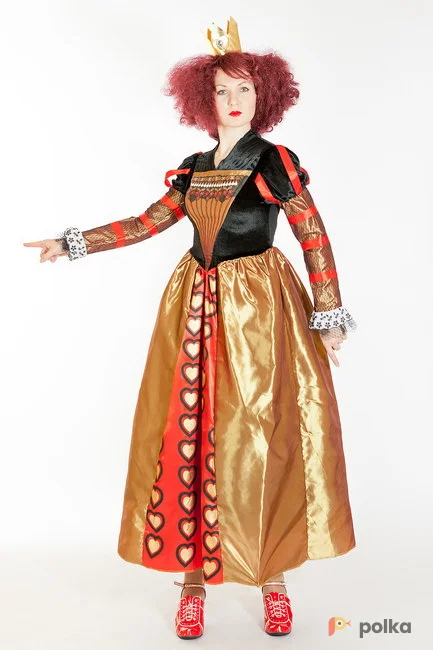 Возьмите Костюм "Красная королева" из к/ф "Алиса в стране чудес" напрокат (Фото 1) в Москве