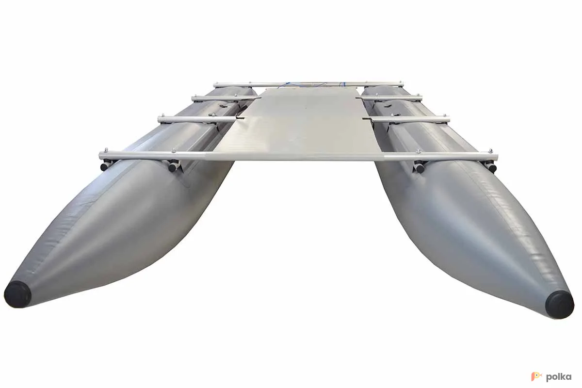 Возьмите Катамаран "Ямал" с палубой и веслами (монобаллонный) напрокат (Фото 1) в Москве