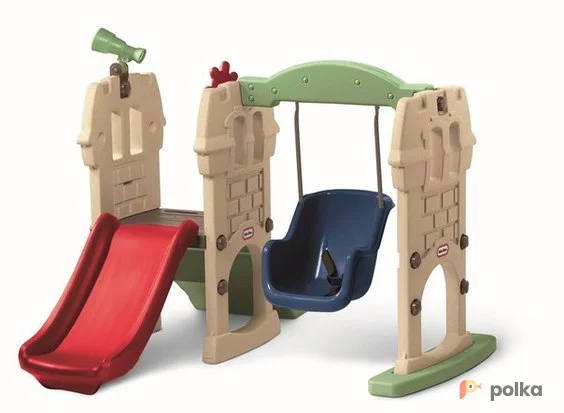 Возьмите Комплекс Little Tikes качелями и горкой "Замок" напрокат (Фото 1) в Москве