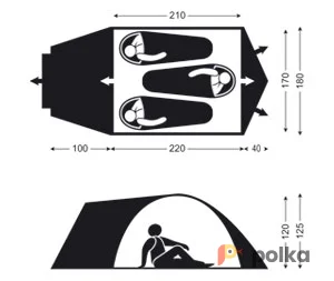 Возьмите Палатка Salewa artezian 3 напрокат (Фото 1) в Москве