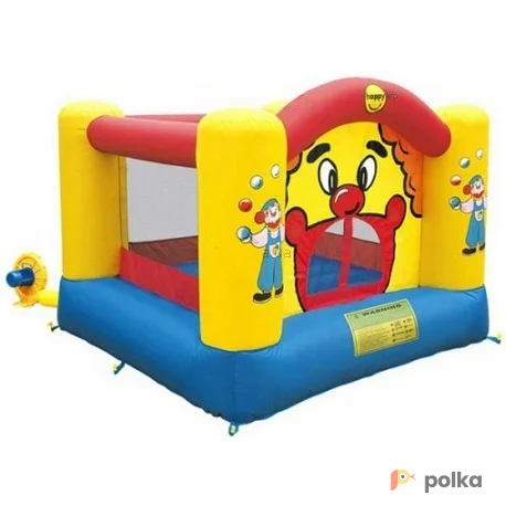 Возьмите Детский надувной Батут Веселый Клоун HAPPY HOP напрокат (Фото 1) в Москве