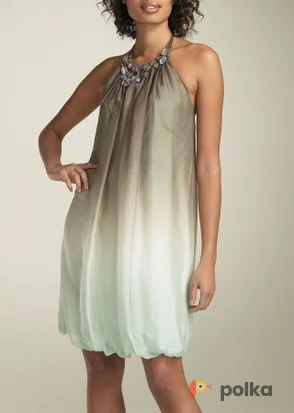 Возьмите Платье ABS by Allen Schwartz Green Ombre Dress Размер 42 напрокат (Фото 1) в Москве