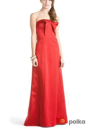 Возьмите Платье ABS by Allen Schwartz Red satin gown Размер 44 напрокат (Фото 1) в Москве