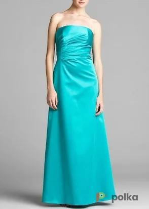 Возьмите Платье ABS by Allen Schwartz Sea Wave satin evening gown Размеры 42, 46 напрокат (Фото 1) в Москве