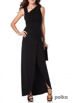 Возьмите Платье Adrianna Papell Black Brosh Gown Размер 44 напрокат (Фото 1) в Москве