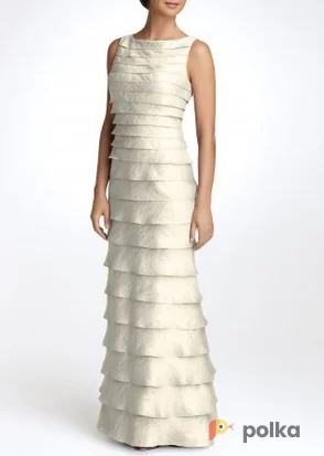 Возьмите Платье Adrianna Papell Full Length Dress Ivory Размеры 44, 46, 48 напрокат (Фото 1) в Москве