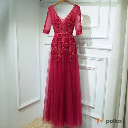 Возьмите Вечернее платье с вышивкой из бисера  напрокат (Фото 1) в Москве