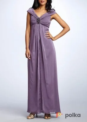 Возьмите Платье Adrianna Papell Lilac Jeweled Center Gown P Размеры  44, 46, 48 напрокат (Фото 1) в Москве