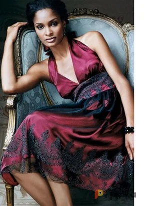 Возьмите Платье Adrianna Papell Mangenta Empire Dress Black P Размер 44 напрокат (Фото 1) в Москве