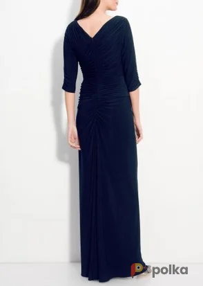 Возьмите Платье Adrianna Papell Navy Gown Sleeve 3/4 Размеры 44, 46 напрокат (Фото 1) в Москве