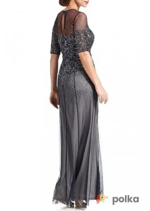 Возьмите Платье Adrianna Papell Sequined Beaded Gown P Размер 44 напрокат (Фото 1) в Москве