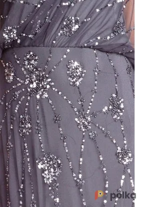 Возьмите Платье Adrianna Papell Smokey Tulle Gown Размер 42 напрокат (Фото 1) в Москве