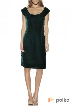 Возьмите Платье Adrianna Papell Tiered dress green P Размер 44 напрокат (Фото 1) в Москве