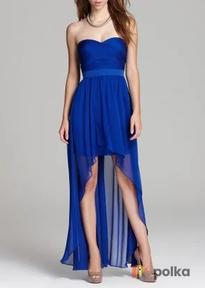 Возьмите Платье Aidan Mattox Cobalt High-low Dress Размеры 40, 42, 44 напрокат (Фото 1) в Москве