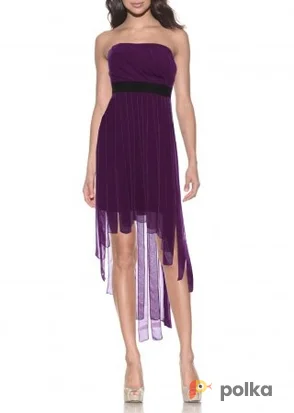 Возьмите Платье Aidan Mattox Fringle Hi-low Chiffon Dress Размеры 42, 44 напрокат (Фото 1) в Москве