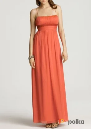 Возьмите Платье Aidan Mattox Orange Shiffon Dress Размеры 42, 44 напрокат (Фото 1) в Москве