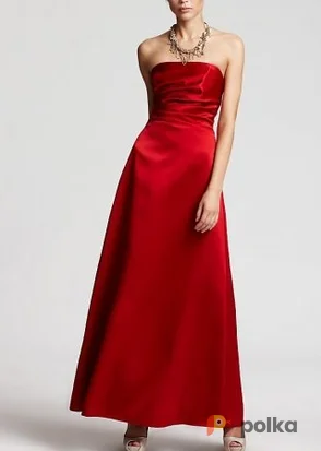 Возьмите Платье Aidan Mattox Red satin evening gown Размер 42 напрокат (Фото 1) в Москве