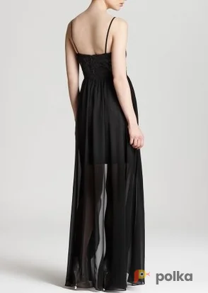 Возьмите Платье Aidan Mattox White/Black  High-low Dress SQ Размеры 40, 44 напрокат (Фото 1) в Москве