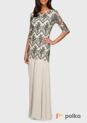 Возьмите Платье Alex Evenings Biege Gown Размер 44 напрокат (Фото 1) в Москве