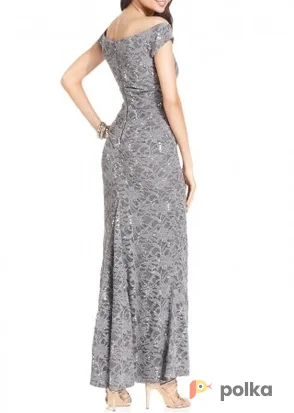 Возьмите Платье Alex Evenings Gray Lace Dress Long Размер 46 напрокат (Фото 1) в Москве