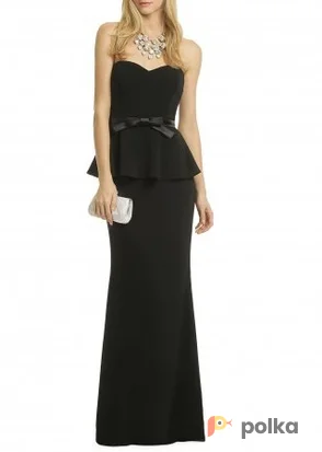 Возьмите Платье Badgley Mischka Formal Gown Bow Размер 44 напрокат (Фото 1) в Москве