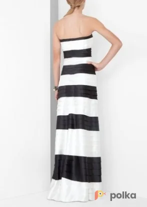 Возьмите Платье BCBGMAXAZRIA Tiered Long BlackWhite Dress P Размер 48 напрокат (Фото 1) в Москве