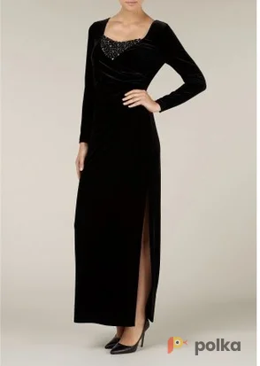 Возьмите Платье Cachet Lace Accent Velour Gown Размер 48 напрокат (Фото 1) в Москве