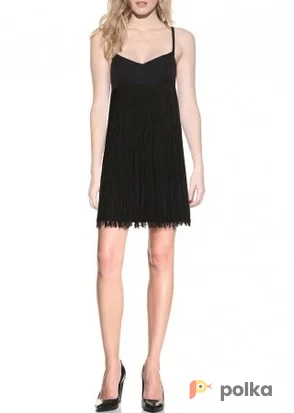 Возьмите Платье Calvin Klein Black Fringe Dress Размер 44 напрокат (Фото 1) в Москве