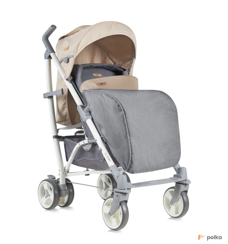 Возьмите Коляска-трость Lorelli S-200, цвет: серый/бежевый напрокат (Фото 1) в Москве