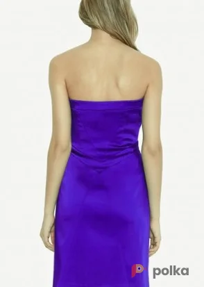 Возьмите Платье Calvin Klein Purple Full Lieght Dress Satin Размер 44 напрокат (Фото 1) в Москве