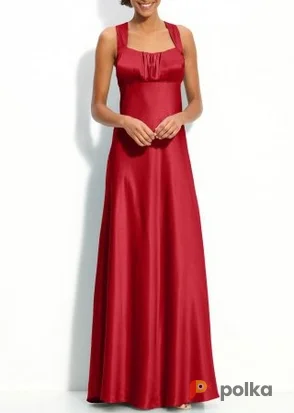 Возьмите Платье Calvin Klein Red Bust Pleated Gown Размер 46 напрокат (Фото 1) в Москве