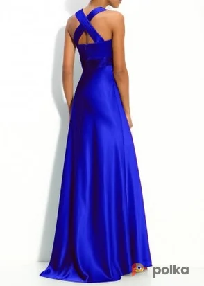 Возьмите Платье Calvin Klein Sequined waist Long Dress Lapis Размер 40 напрокат (Фото 1) в Москве