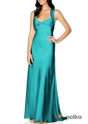 Возьмите Платье Calvin Klein Turcose/Green/Dark Green/Yellow/Shampagne    Long Formal Dress Размер 42 напрокат (Фото 1) в Москве