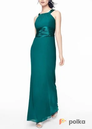Возьмите Платье Davids Bridal Teal empire gown Размер 48 напрокат (Фото 1) в Москве