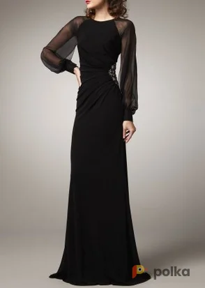 Возьмите Платье Eliza J Evening Long Sleeve Gown Размеры 44,  46, 48 напрокат (Фото 1) в Москве