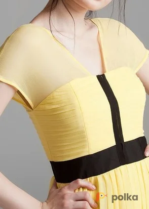 Возьмите Платье Frock! by Tracy Reese Yellow Silk Dress Размер 46 напрокат (Фото 1) в Москве