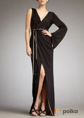 Возьмите Платье Hoaglund new york Black & Beige Rope Gown Размер 44 напрокат (Фото 1) в Москве