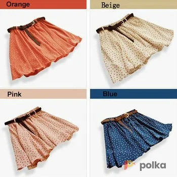 Возьмите Мини юбка оранжевая короткая напрокат (Фото 1) в Москве