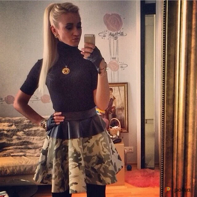 Возьмите Юбка клеш камуфляжная бежевая военная напрокат (Фото 1) в Москве