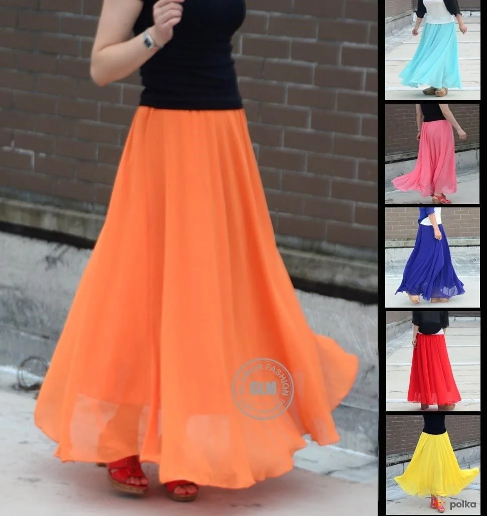 Возьмите Юбка в пол длинная Фиолетовая напрокат (Фото 1) в Москве