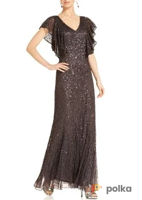 Возьмите Платье Js Collections Grey Blouson Gown Размеры 42, 44, 46 напрокат (Фото 1) в Москве