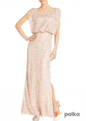 Возьмите Платье Js Collections Light Pink Blouson Gown Размеры 46,  48 напрокат (Фото 1) в Москве