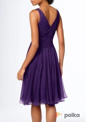 Возьмите Платье Js Collections Silk Cocktail Dress Violet Размер 44 напрокат (Фото 1) в Москве