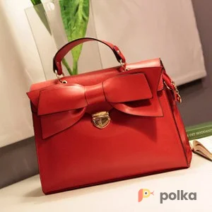 Возьмите Сумка портфель красная женская с бантом напрокат (Фото 1) в Москве