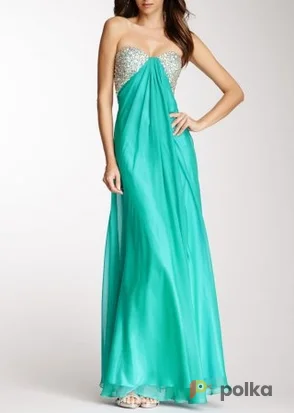 Возьмите Платье La femme Peacock Chiffon Dress Размер 44 напрокат (Фото 1) в Москве