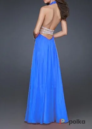 Возьмите Платье La femme Sky Blue Chiffon Dress Размер 44 напрокат (Фото 1) в Москве